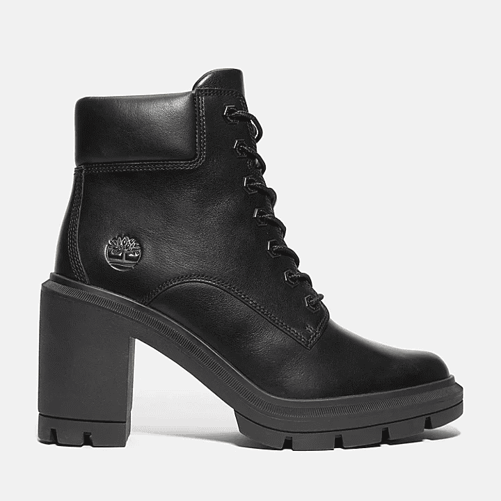 Timberland Allington Height Lace-Up Boot for Women in Monochrome Black
